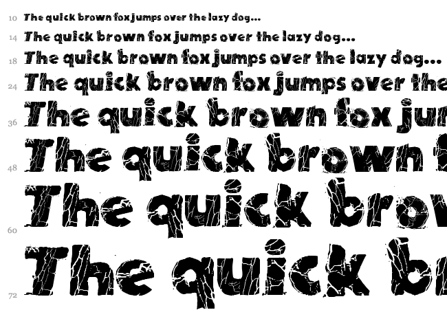 TNT X Plosion font waterfall